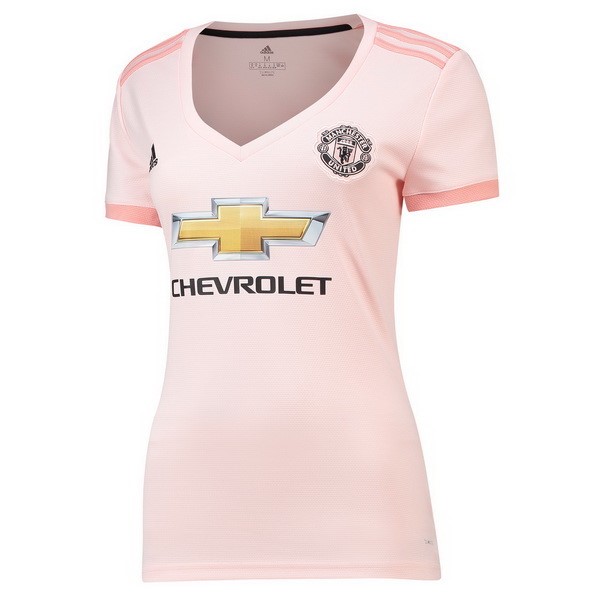 Camiseta Manchester United Segunda equipo Mujer 2018-19 Rosa
